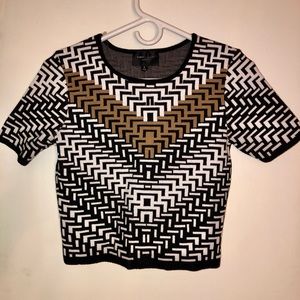 Pattern Knitted Blouse